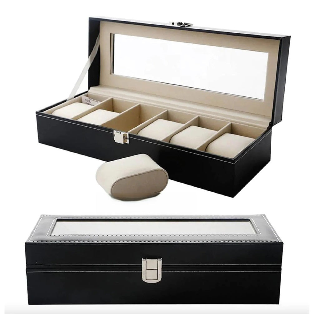 Organizador Para Relojes X6 Negro