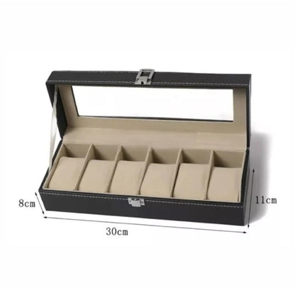 Organizador Para Relojes X6 Negro