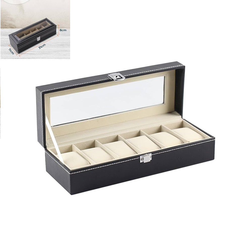 Organizador Para Relojes X6 Negro