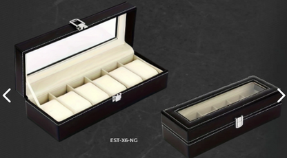 Organizador Para Relojes X6 Negro