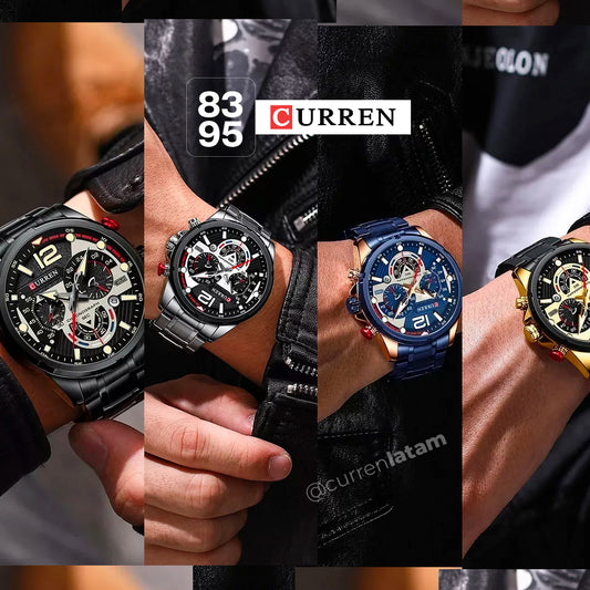 Reloj Curren Ref. 8395 Hombre + Tarjeta de Garantía